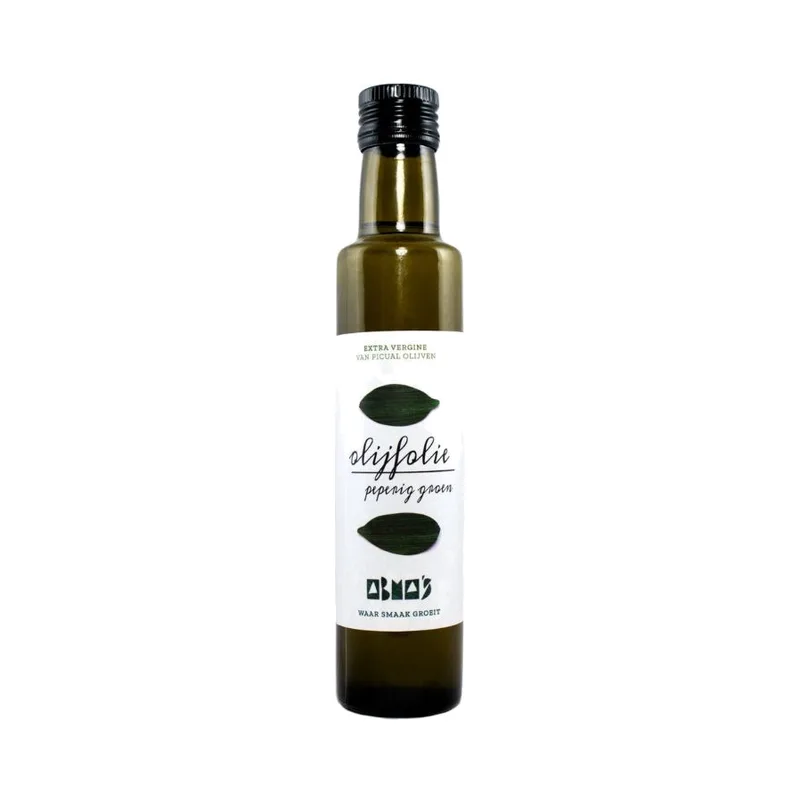 Abma's Olijfolie Peperig groen (Piqual) 250ml