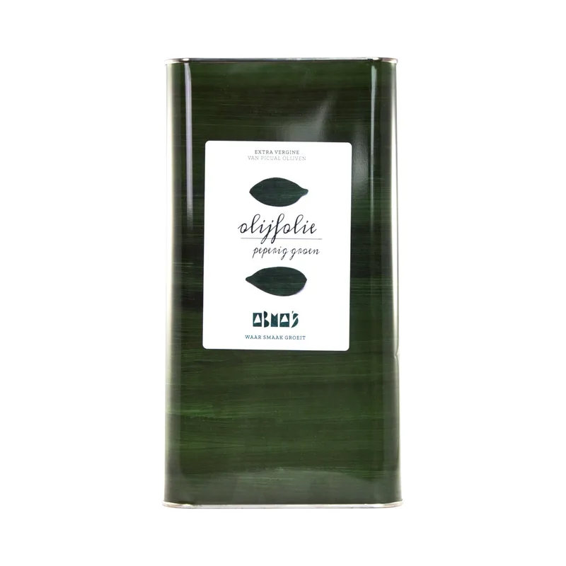 Abma's Olijfolie Peperig groen (Piqual) 5L