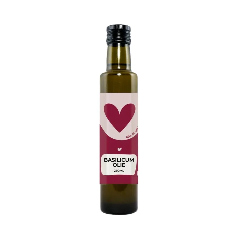 Abma's Basilicum Olijfolie HARTJES 250ml