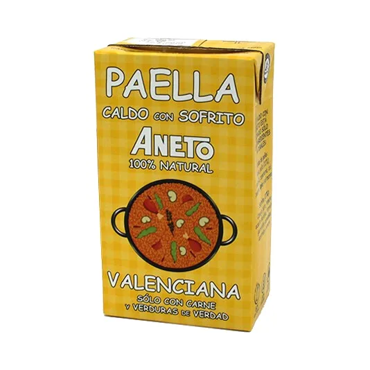 Aneto 100% Natural Bouillon Paella Valenciana 1ltr