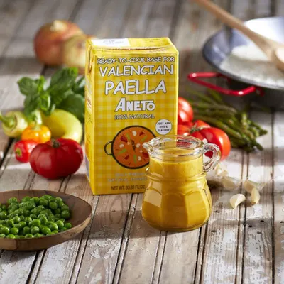 Aneto 100% Natural Bouillon Paella Valenciana 1ltr, sfeerfoto 1