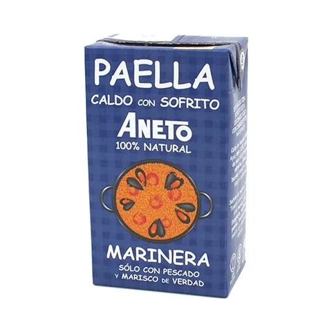 Aneto 100% Natural Bouillon Paella Marinera 1ltr