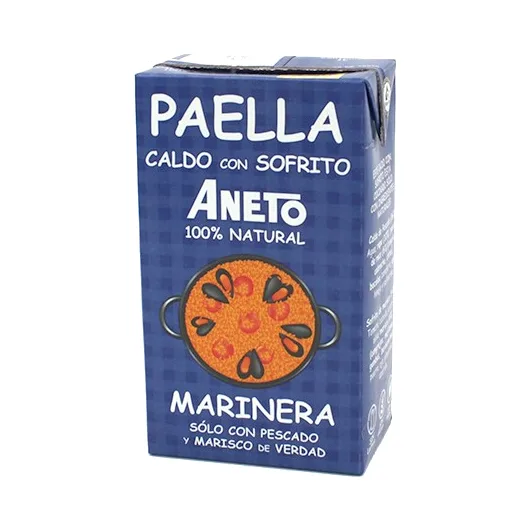 Aneto 100% Natural Bouillon Paella Marinera 1ltr