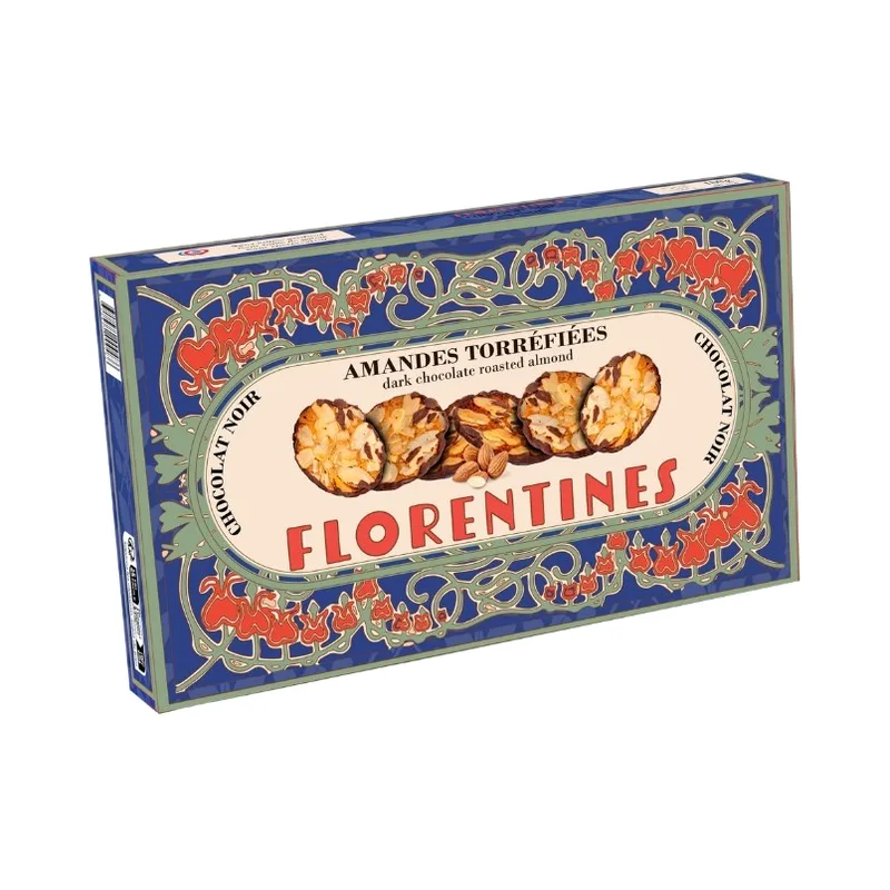 Biscuiterie de la Chapelle Florentins Almond dark Choc 100g