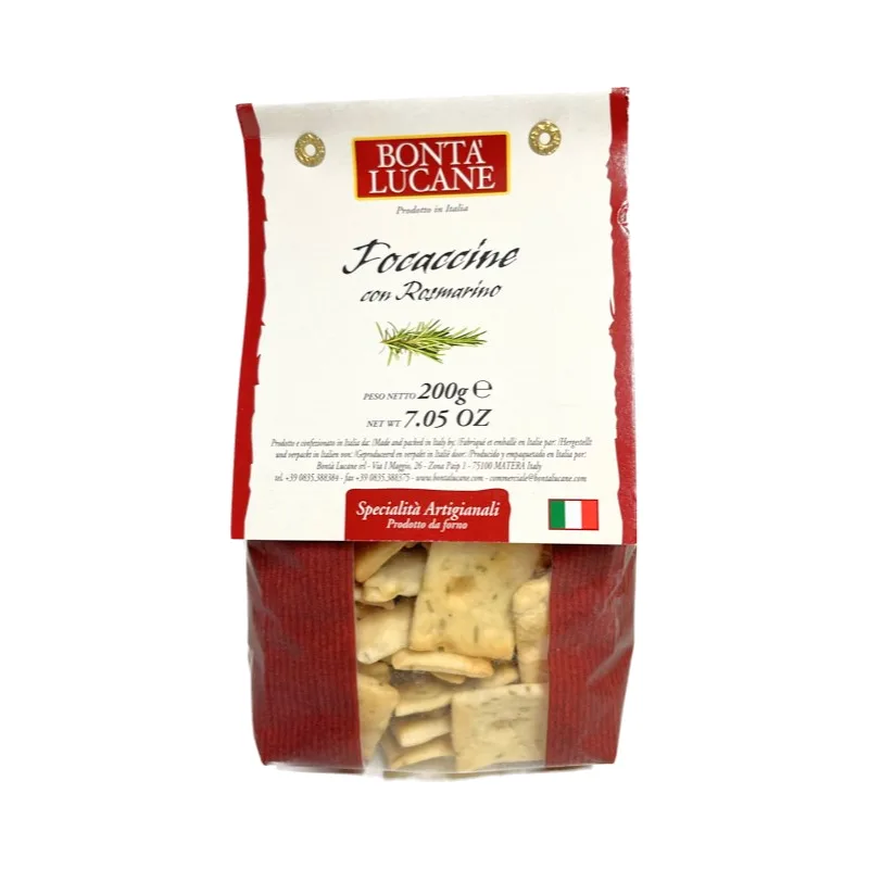 Bonta Lucane Focaccine – Rosemary 200gr