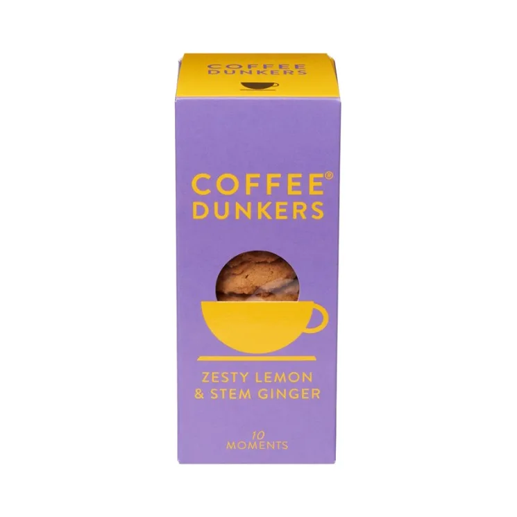Dunkers Coffee Dunkers Zesty Lemon & Stem Ginger  150g