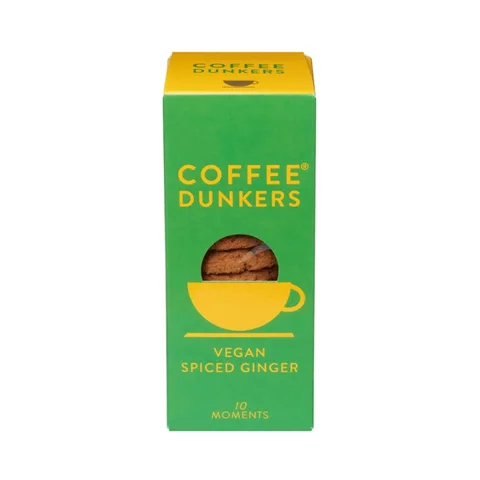 Coffee Dunkers Vegan Spiced Ginger  150g