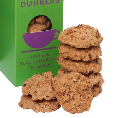 Dunkers Coffee Dunkers Apple & Blackcurrent Crumble 165g, sfeerfoto 1