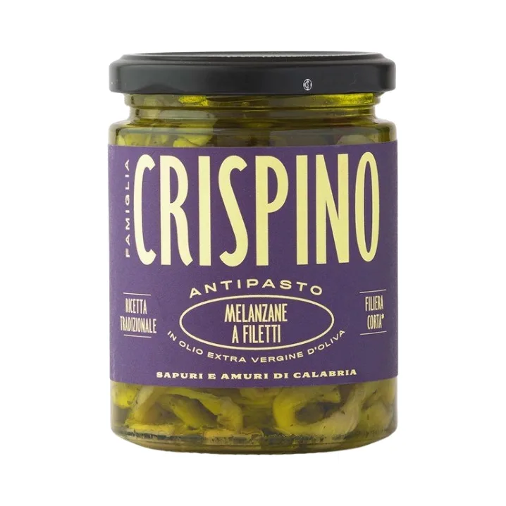 Crispino Antipasto Aubergine Fillets 270gr