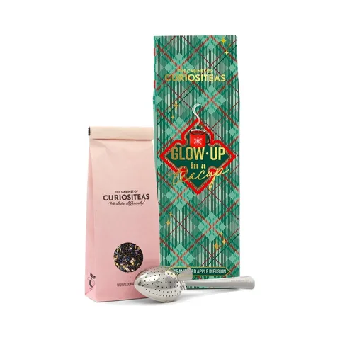 Curiositeas Caramelized Apple Tea Giftbox - Tartan Green
