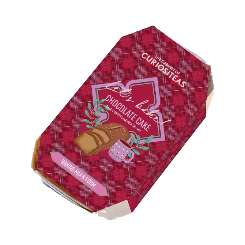 Curiositeas Chocolate & Nuts Baking Kit - Tartan Pink