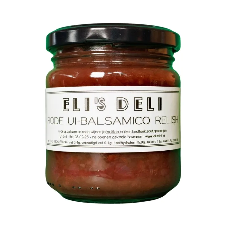 Eli's Deli Rode Ui Balsamico Relish 212ml