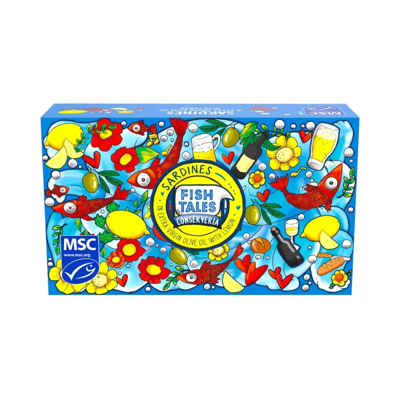 Fish Tales Sardines in Olijfolie met Citroen 120g