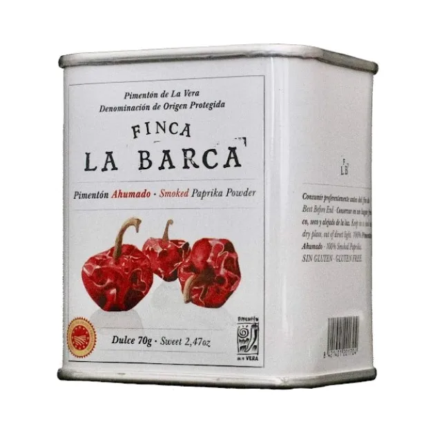 Finca La Barca Sweet Smoked Paprika Tin 70gr