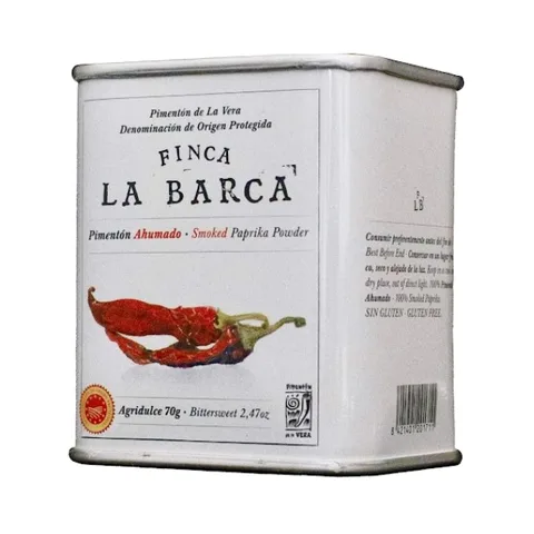 Finca La Barca Hot Smoked Paprika Tin 70gr