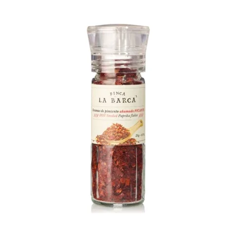 Finca La Barca Hot Smoked Paprika Flakes 25gr
