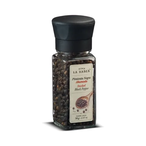 Finca La Barca Smoked Black Pepper 70g displaydoos