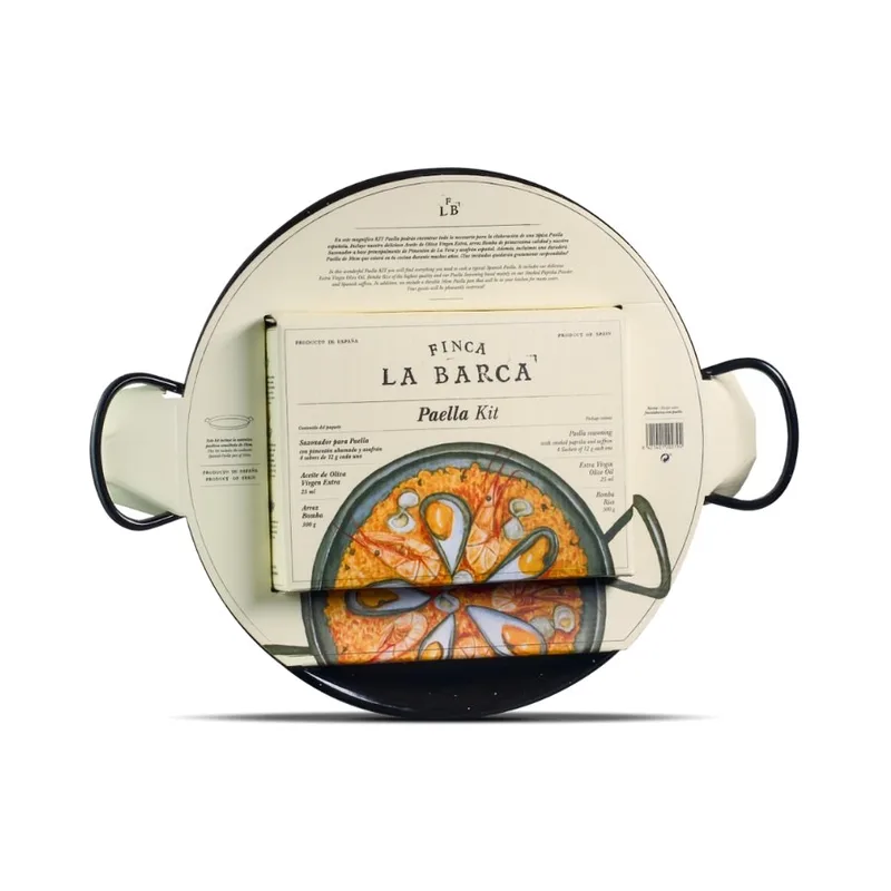 Finca La Barca Paella Kit met Paellapan
