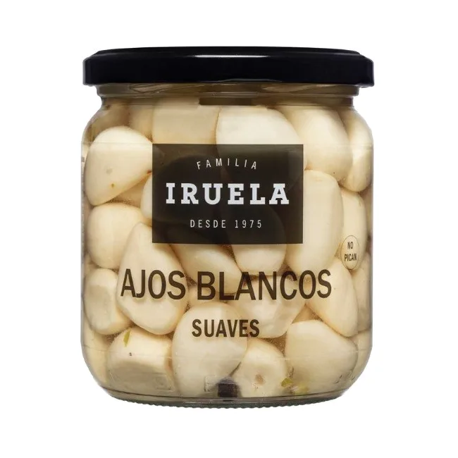 Iruela Witte Knoflookteentjes zacht 370ml