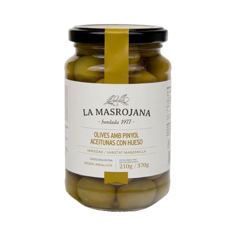 Masrojana La Masrojana Manzanilla Olijven met Pit 205g