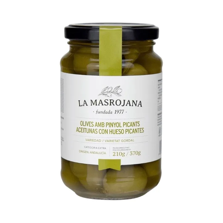 Masrojana La Masrojana Gordal Olijven Pikant 205g