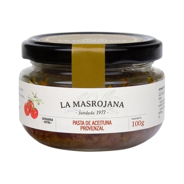 Masrojana La Masrojana Paté van Arbequina Olijven met Tomaat 100g