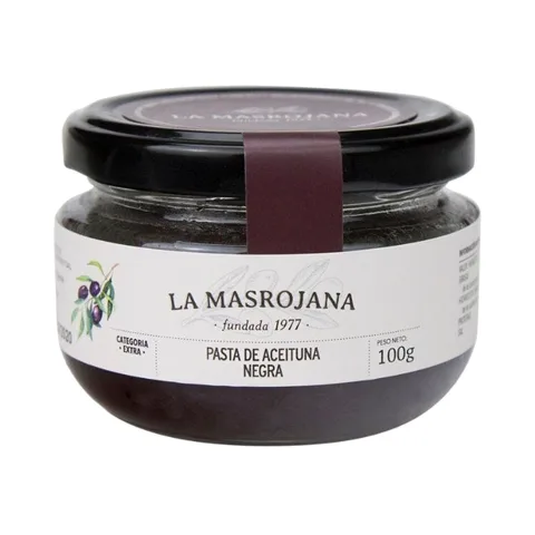 La Masrojana Paté van Zwarte Empeltre Olijven 100g