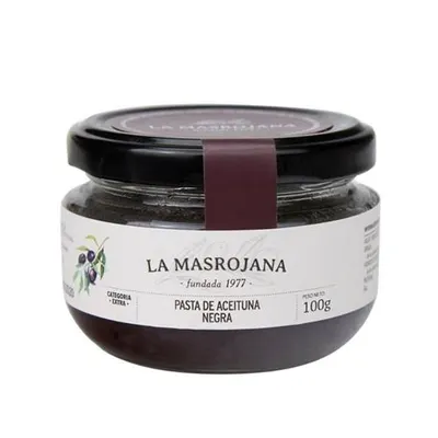 Masrojana La Masrojana Paté van Zwarte Empeltre Olijven 100g, sfeerfoto 4