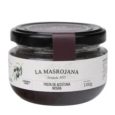 Masrojana La Masrojana Paté van Zwarte Empeltre Olijven 100g, sfeerfoto 1