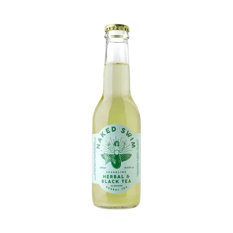 Naked Swim Herbal & Black Sparkling Tea 250ml