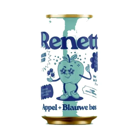 Renett Appel + Blauwe Bes 33cl
