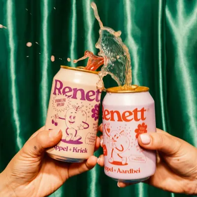 Renett Appel + Kriek 33cl, sfeerfoto 1