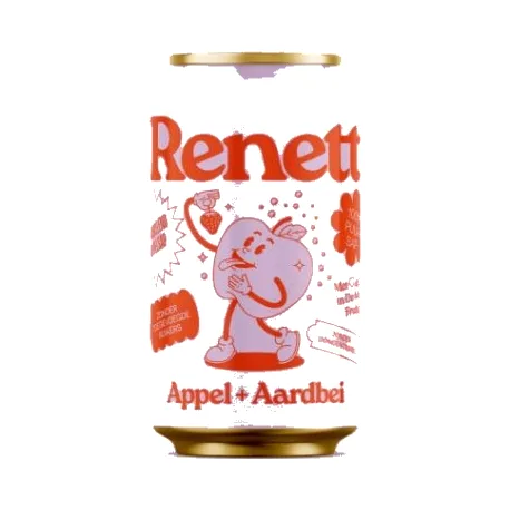 Renett Appel + Aardbei 33cl