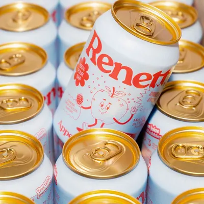 Renett Appel + Framboos 33cl, sfeerfoto 2