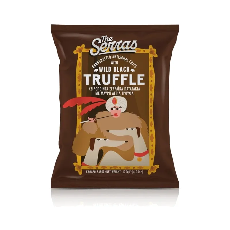 Serras The Serras Chips Sea Salt & Black Truffle 120g