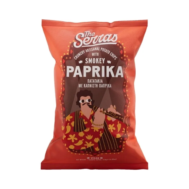 Serras The Serras Chips Paprika 120g