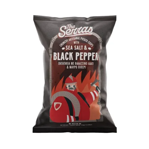The Serras Chips Sea Salt & Black Pepper 120g
