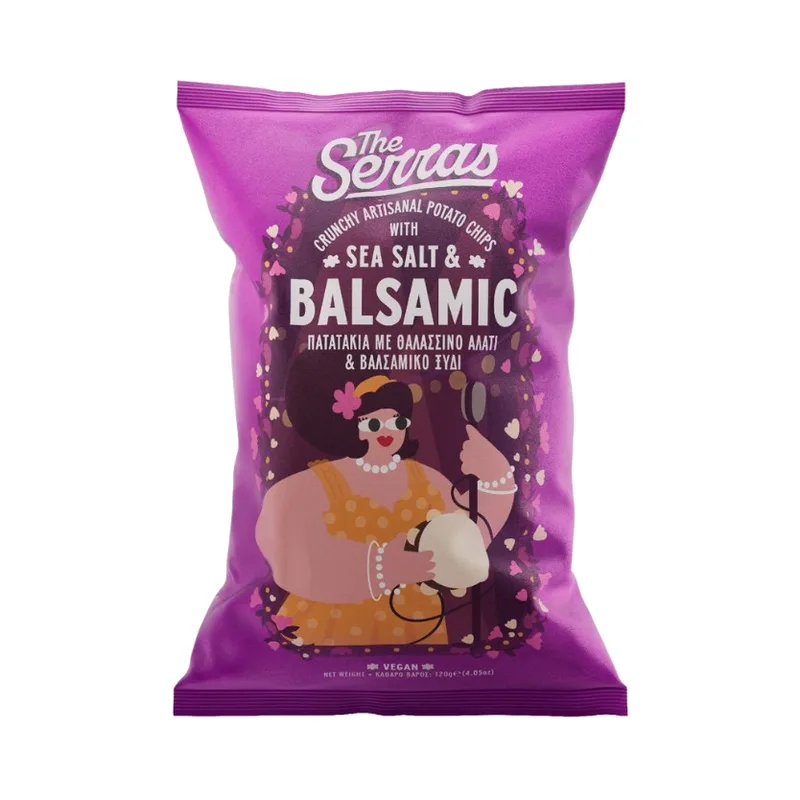 Serras The Serras Chips Sea Salt & Balsamic 120g