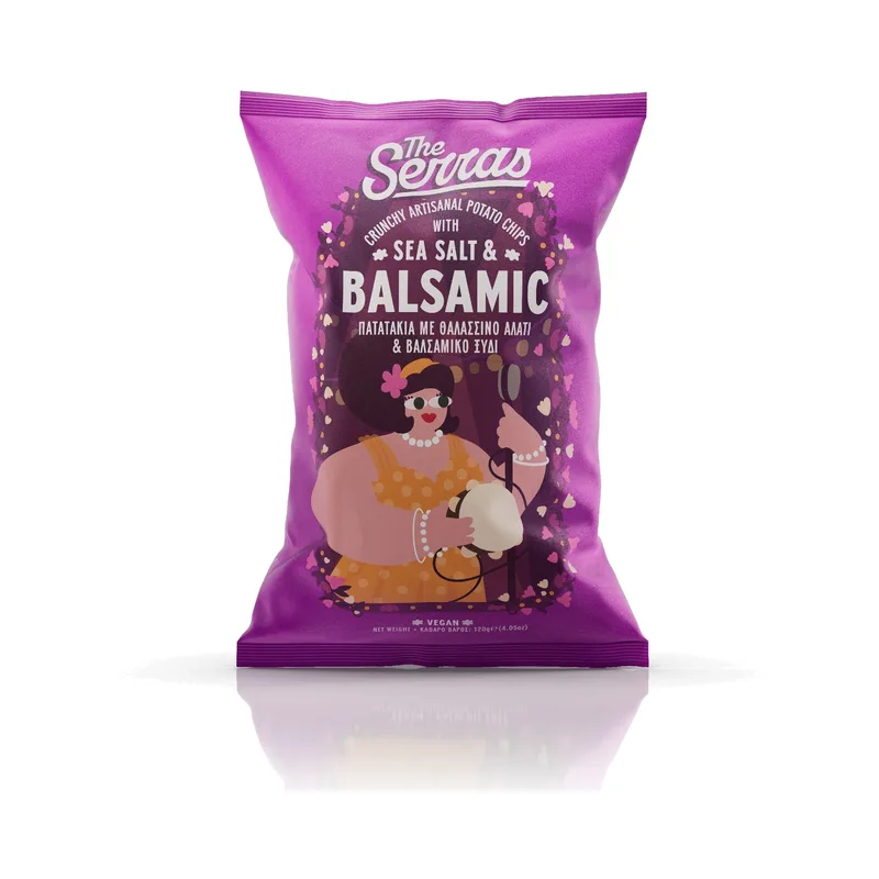 Serras The Serras Chips Sea Salt & Balsamic 40g