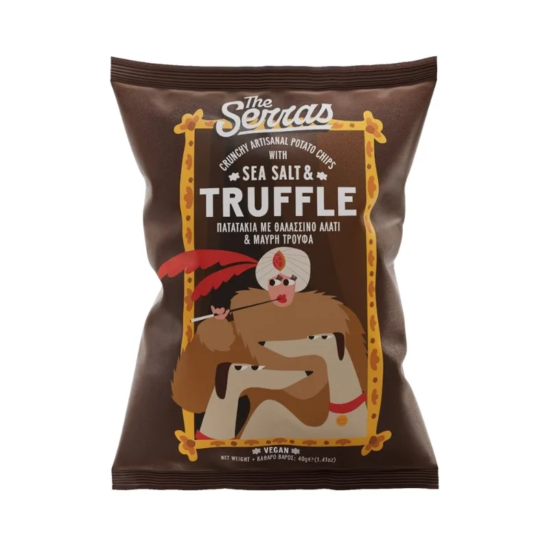 Serras The Serras Chips Sea Salt & Black Truffle 40g