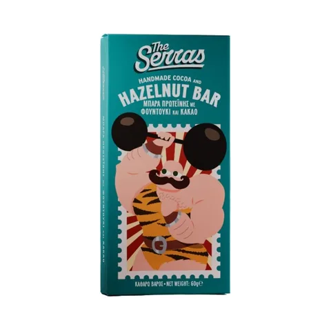 The Serras Hazelnut Bar 60g
