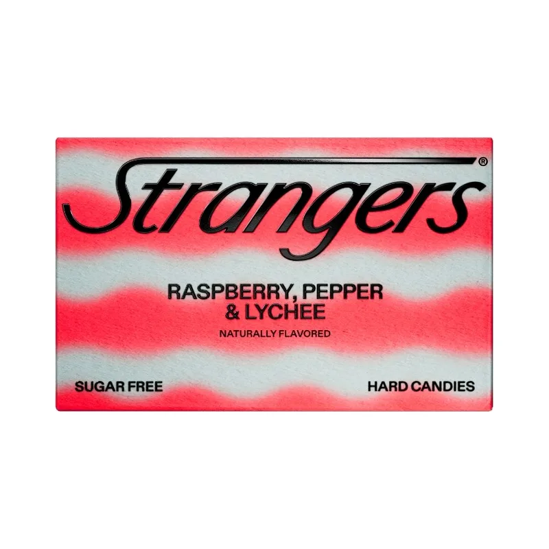 Strangers Candy Raspberry Pepper & Lychee display 12st