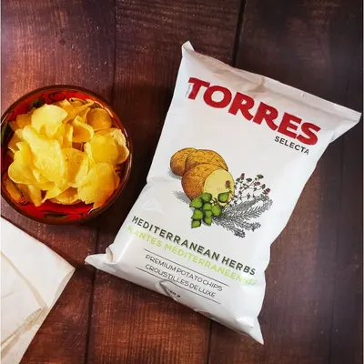 Torres Chips Mediterranean Herbs 150g, sfeerfoto 1